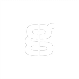 吹付けプレート ステンシル H200 アルファベット g