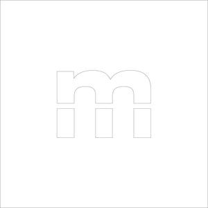 吹付けプレート ステンシル H150 アルファベット m