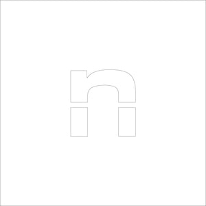 吹付けプレート ステンシル H300 アルファベット n