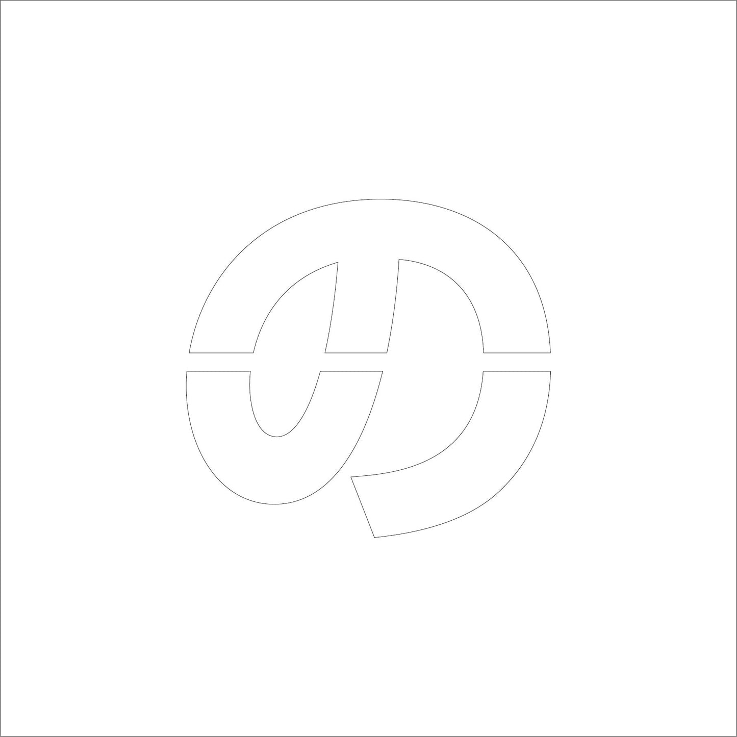 吹付けプレート ステンシル H200 ひらがな の