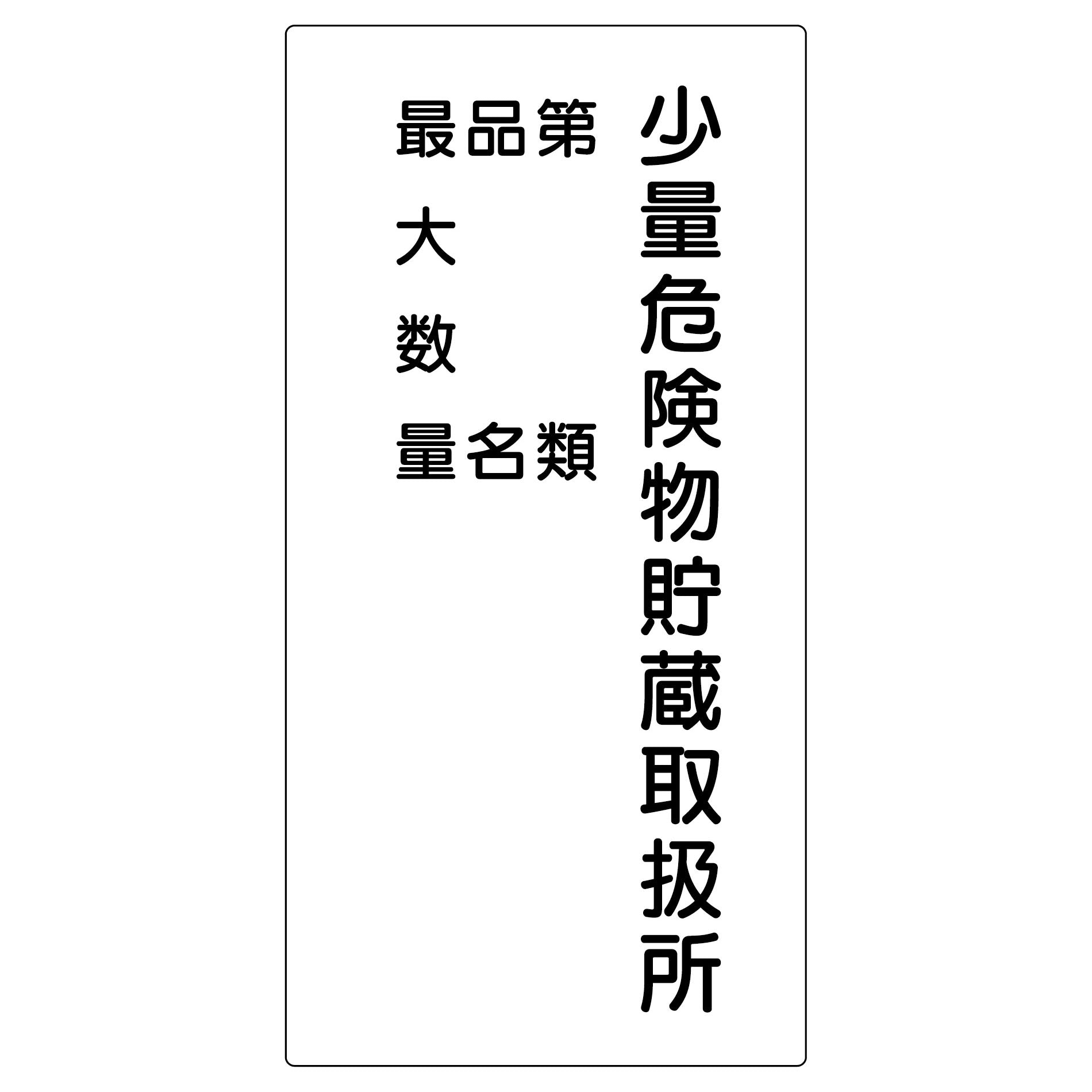 危険物標識 K98 – GREEN CROSS-select 工事現場の安全対策用品なら