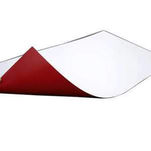 両面カラーマグネットシート 赤/白