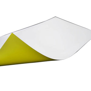 両面カラーマグネットシート 黄/白