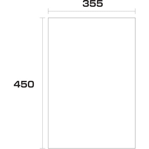 ポリエチレン袋 厚み0.05 500枚 355幅x長さ450mm