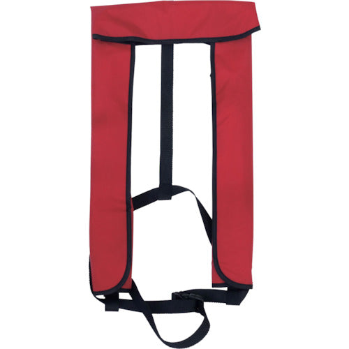 膨脹式救命胴衣(自動膨脹機能付き)レッド NS-7000