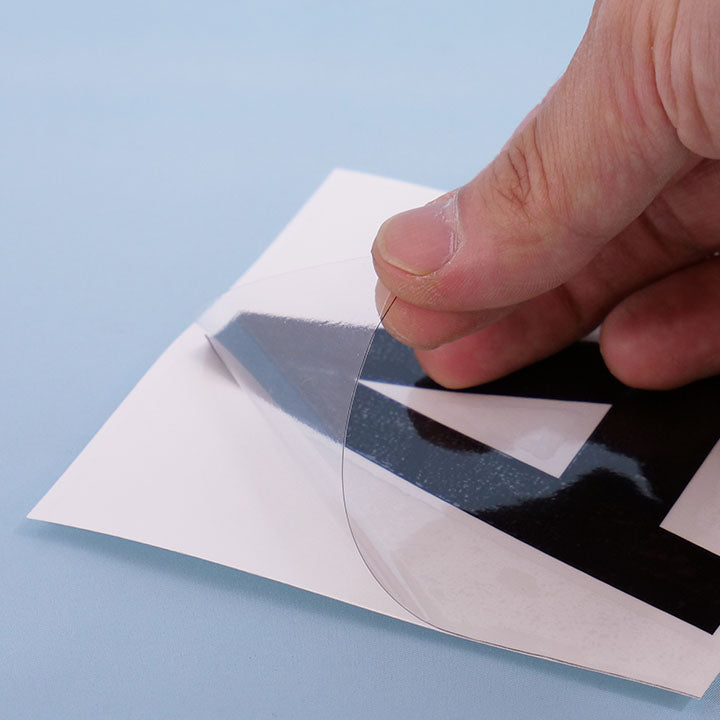 カッティングステッカー 数字54 文字高100mm 赤