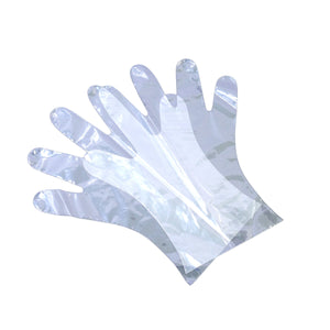 使い捨てポリ手袋 普通タイプ Mサイズ 100枚セット