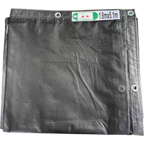 メッシュシート 黒 0.6×5.1m ハトメ300ピッチ