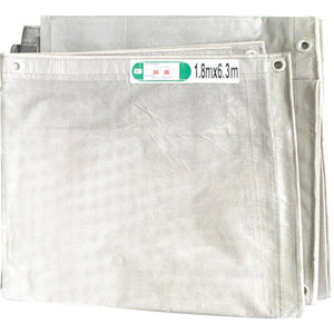 メッシュシート グレー 1.8×6.3m ハトメ450ピッチ