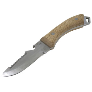 剣謙心アウトドアナイフ yaiba 樫ハンドル 19150009