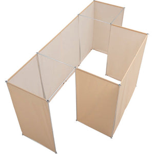 【要送料見積あり】ユーティリティブース ポリエステルタフタフレームセット