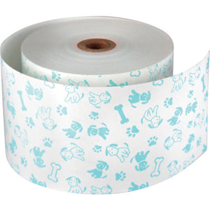 ファンシーレジ用紙 58mm幅 犬 青 50巻入り