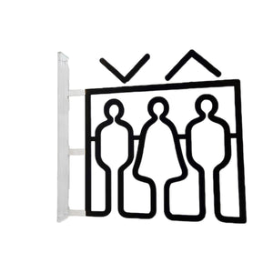 ツケレルン 1Wayピクトサイン(エレベーター02) 黒