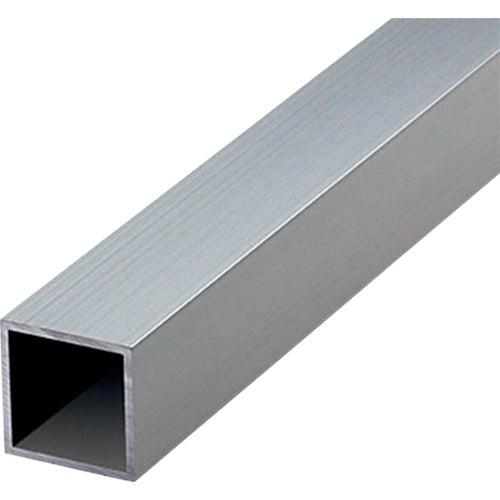 アルミ等辺角パイプ t1.5x20x20x4m シルバー
