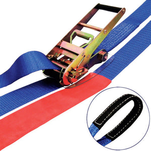 FREAK ラッシングベルト青 幅75mm×長さ1+5m アイ5ton