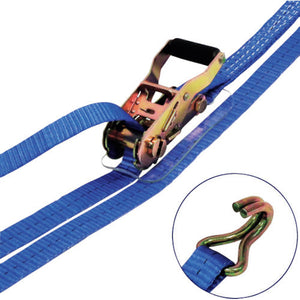 FREAK ラッシングベルト青 幅25mm×長さ0.5+6m Jフック0.75ton