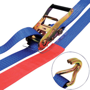 FREAK ラッシングベルト青 幅50mm×長さ1+10m Jフック2.5ton