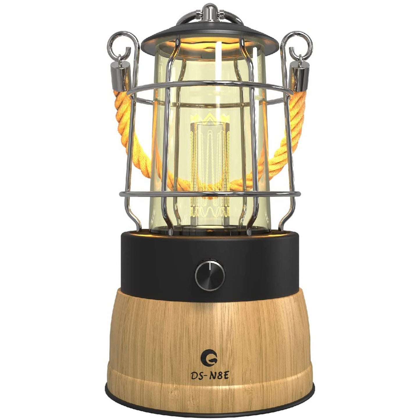 乾電池&充電池兼用 キャンプランタン 360° フィラメント状 DS-N8E