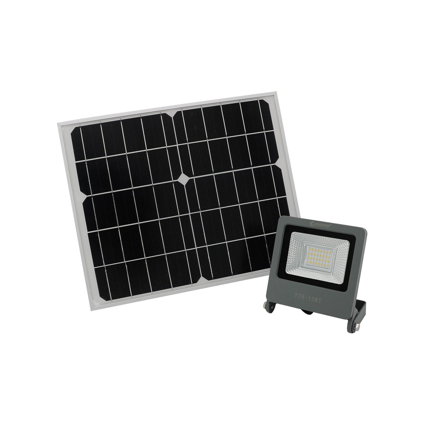 ソーラーLED 15W 電池交換可 ライト増設 分岐可能 TYH-15WT