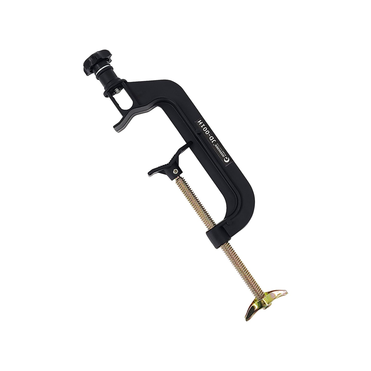 C型クランプ 最大開き口100mm メッキ加工 投光器用 JD-001H