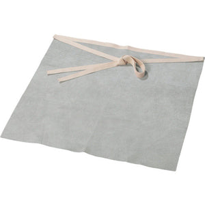 床革腰前掛(継ぎ目あり) 白 AP-22