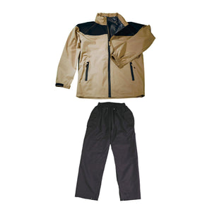 ストレッチ強化レインウェア サンドベージュ LL #8600