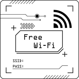 Wi-Fiサイン マグネットタイプ WFS_06M