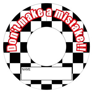 間違い防止タグMBT-17白黒市松