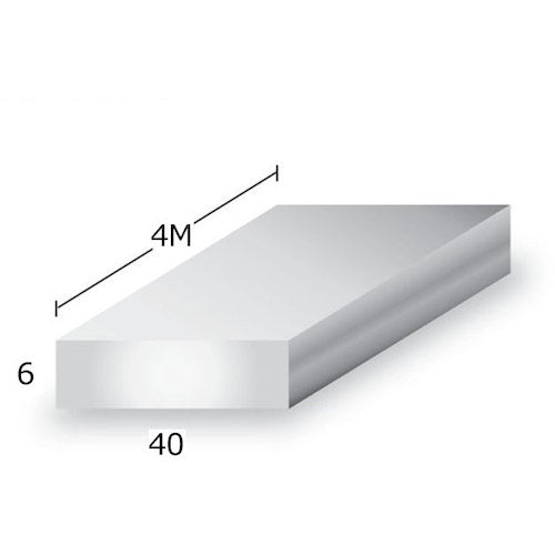 アルミフラットバー アルマイト付 t6X40X4m シルバー