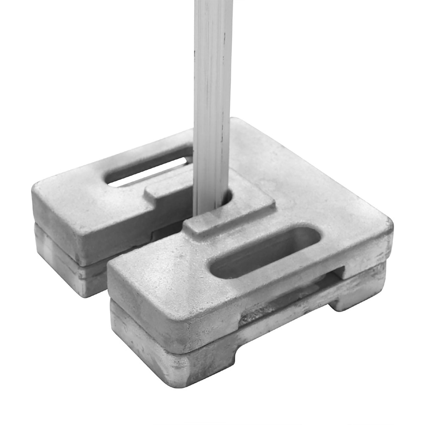 鋳物ウエイト角型10kg メッキ加工