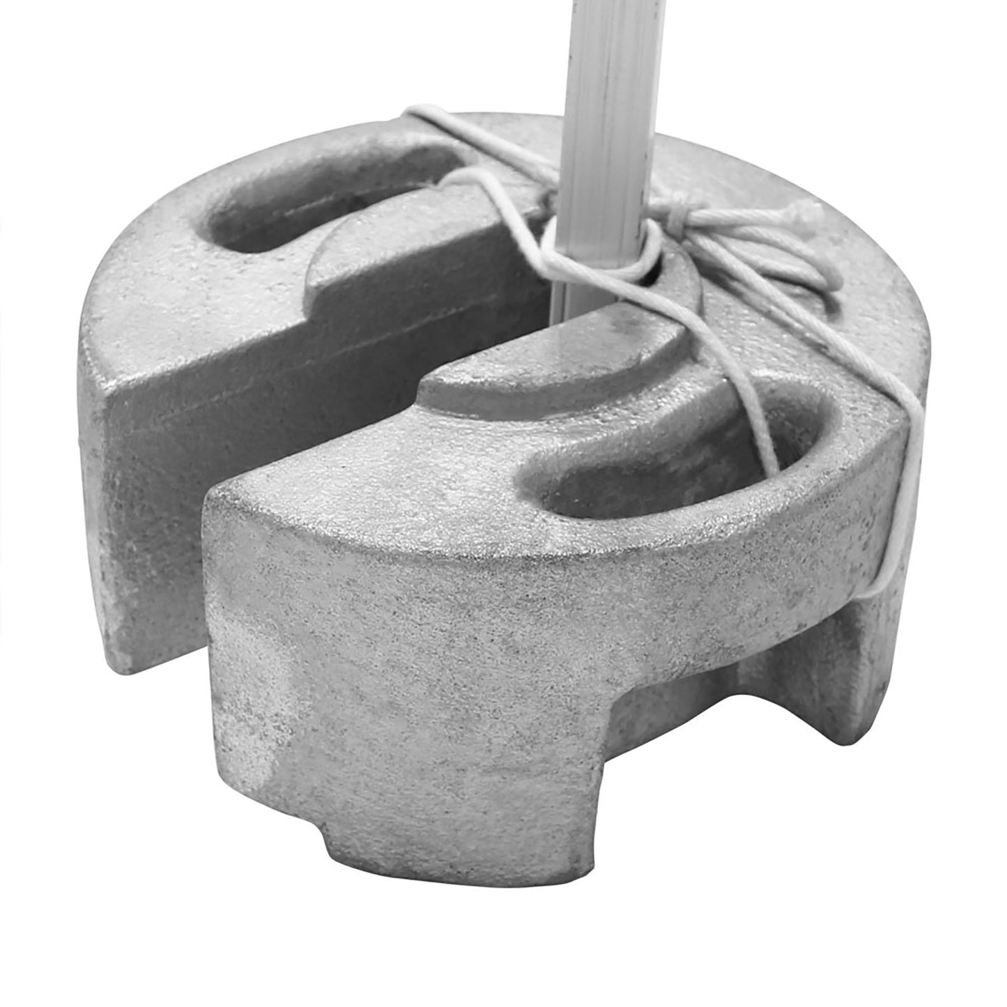 鋳物ウエイト丸型30kg メッキ加工