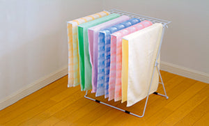 スタンド式タオルハンガー6連ピンチ14個付