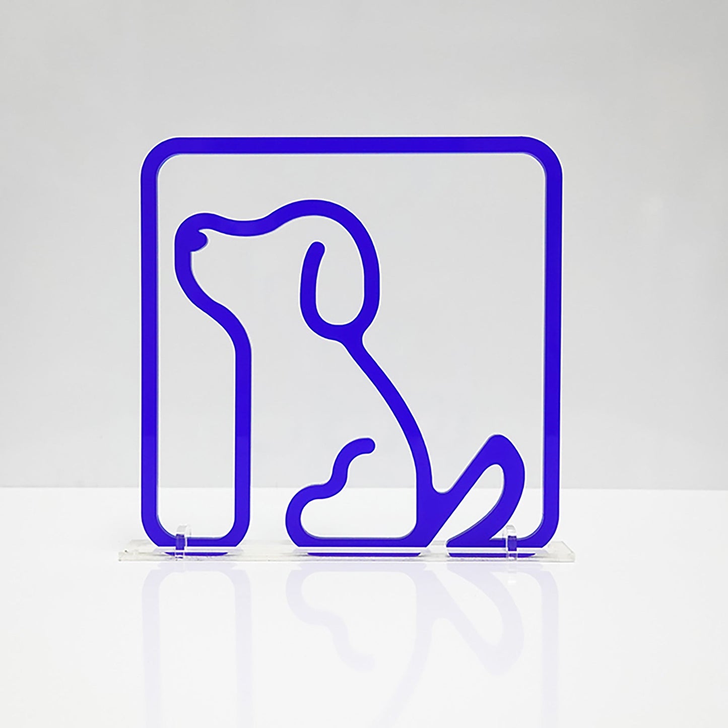 ツケレルン 3Wayピクトサイン(DOG いぬ 犬) 白
