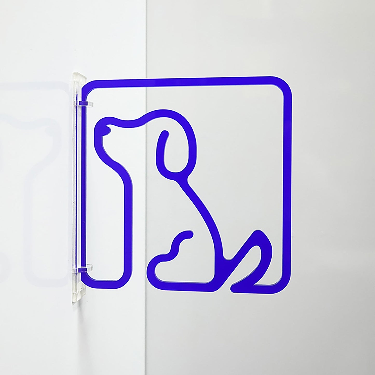 ツケレルン 3Wayピクトサイン(DOG いぬ 犬) 青