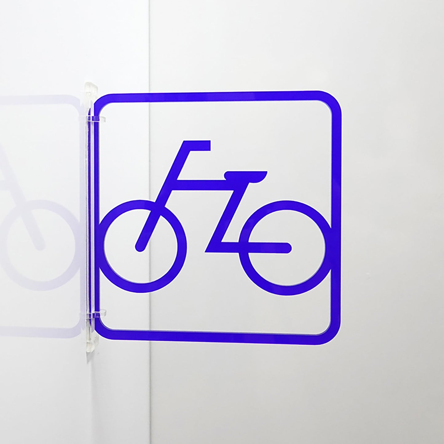 ツケレルン 3Wayピクトサイン(自転車置き場 駐輪場01) 青