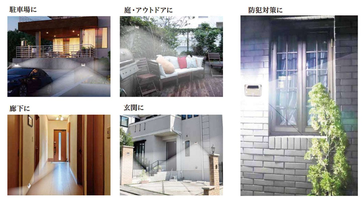 3WAYソーラーセンサーライト