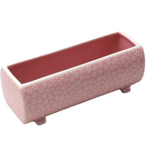 瀬戸焼長香炉 桜小紋