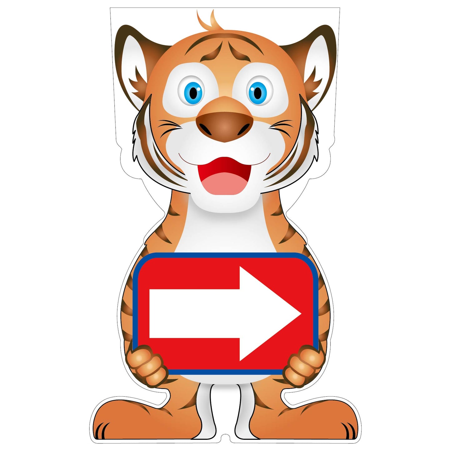 GCコーンサイン トラバージョン板のみ 矢印右向き GCST-18