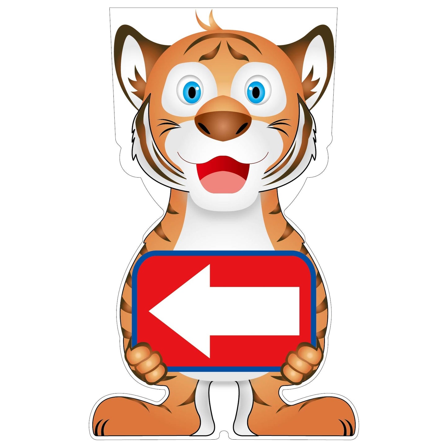 GCコーンサイン トラバージョン板のみ 矢印左向き GCST-19