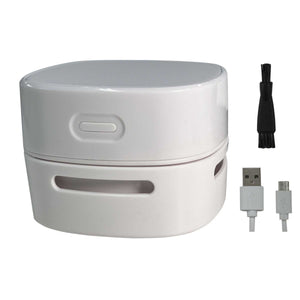 卓上ミニ掃除機 白 Desktop Vaccum Cleaner DOD-065X-B1(W)