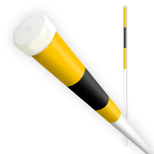 PP スノーポール 40-3YK型 黄黒 剣先なし 10本セット