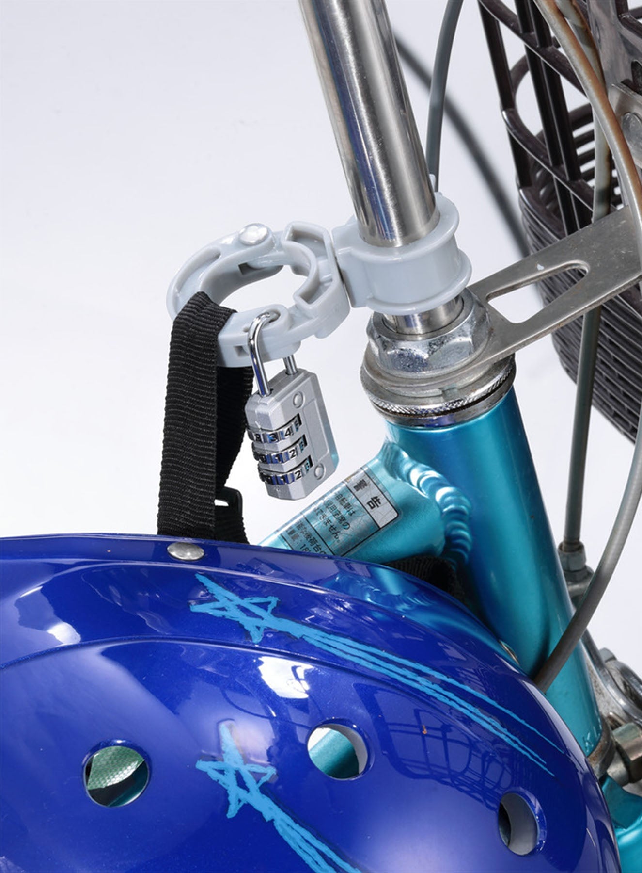 自転車用ヘルメットホルダー ブラック KW-79BK