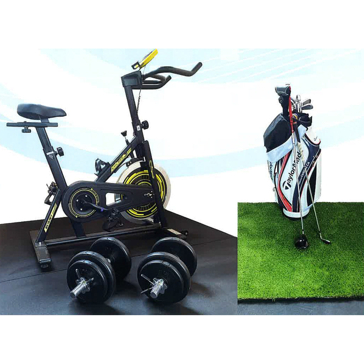 スポーツ用保護ゴムマット フラットタイプ 5x1000x2000