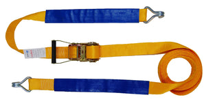 SEWOTA(HIDAX) ラチェットバックル式ラッシングベルト 50mm幅 破断強度3t 固定:1M 調整:7M Jフック