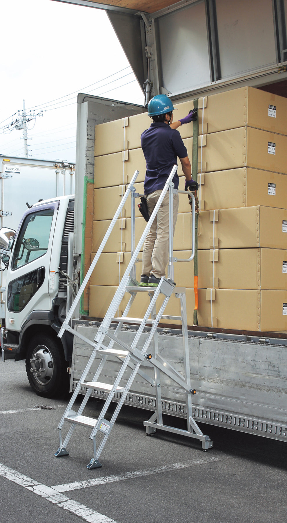 多目的作業台キャリスター 天板高さ1.09m 幅55cm CS-55-5-135