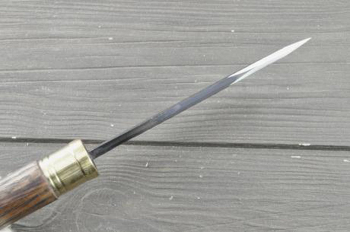 ソロキャンプ遊鉈5寸 真鍮ツバ輪