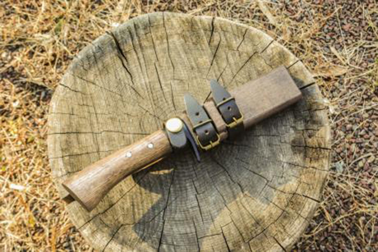 渓流鉈90【天魚】 黒ツバ輪 晶之作