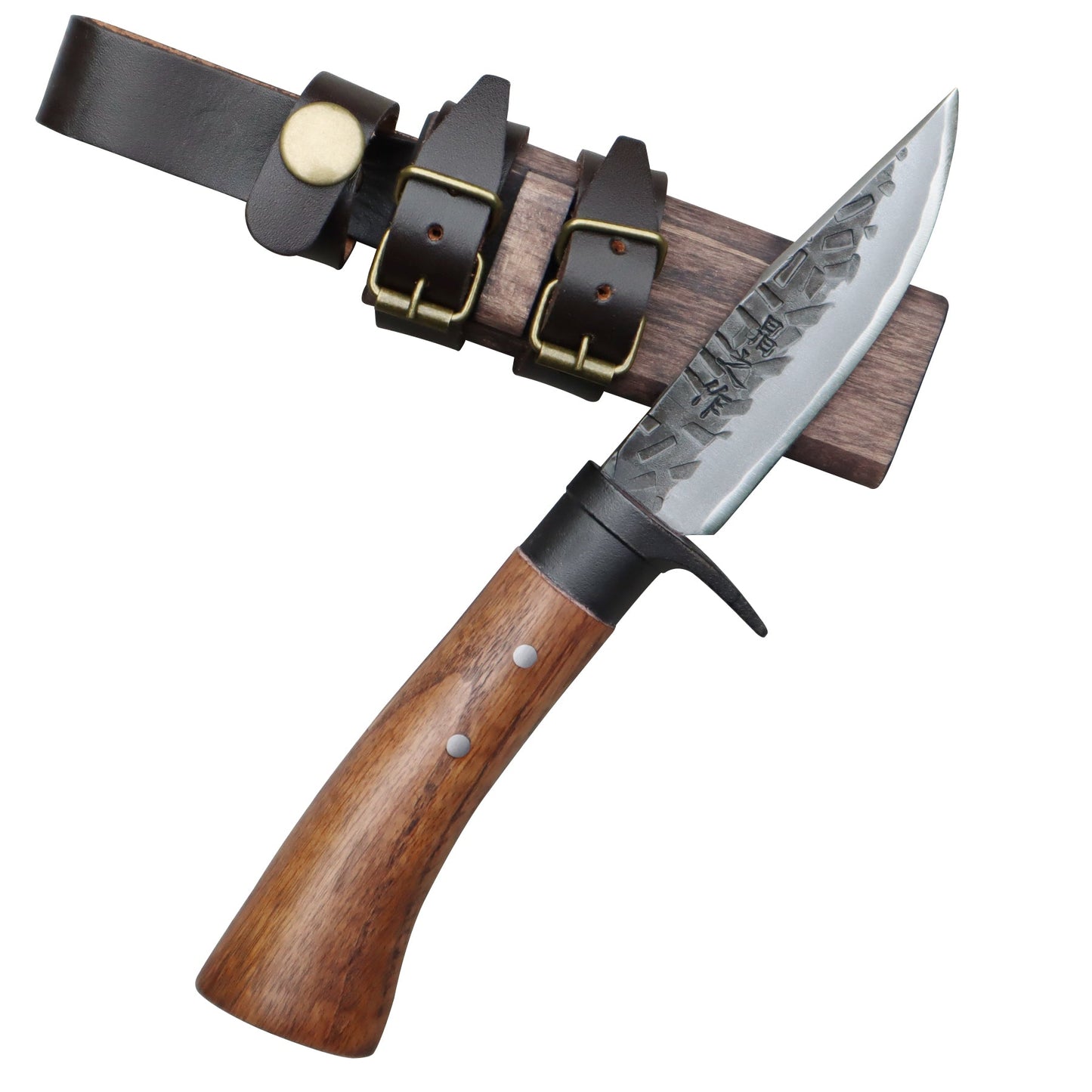 渓流鉈90【天魚】 黒ツバ輪 晶之作