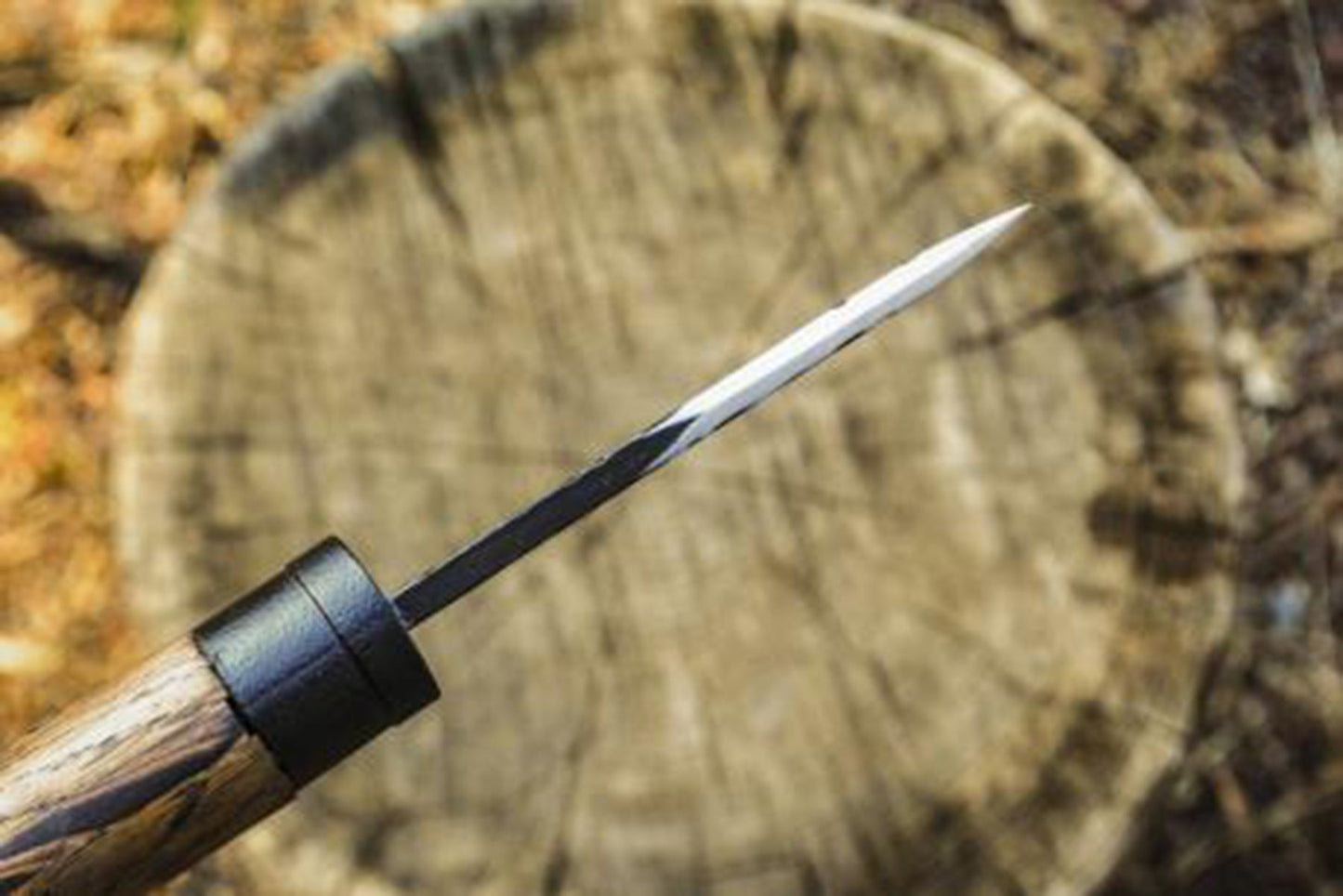 渓流鉈120【鮎】 黒ツバ輪 晶之作