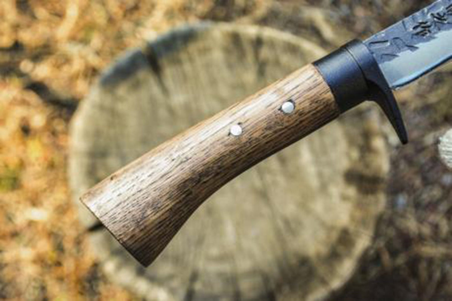 渓流鉈120【鮎】 黒ツバ輪 晶之作